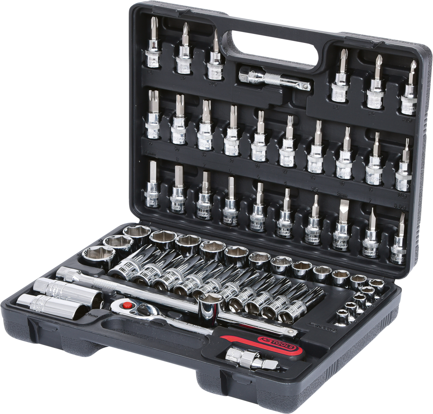 KS Tools 3/8" CHROMEplus Steckschlüssel-Satz, 61-tlg