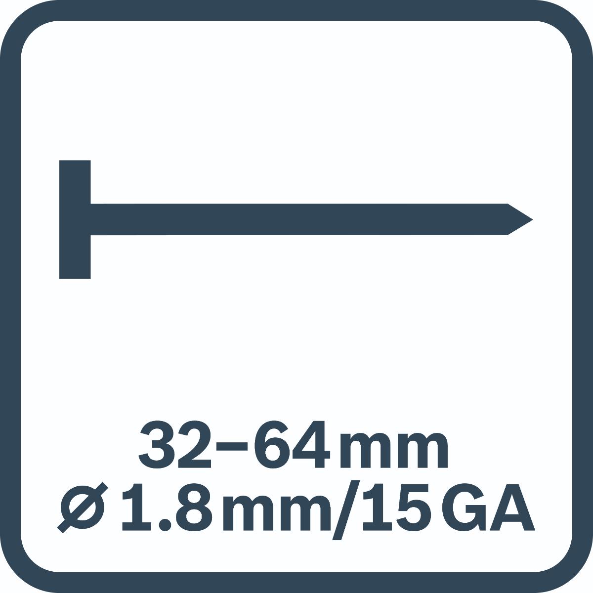 Bosch Akku-Holznagler GNH 18V-64 MD solo