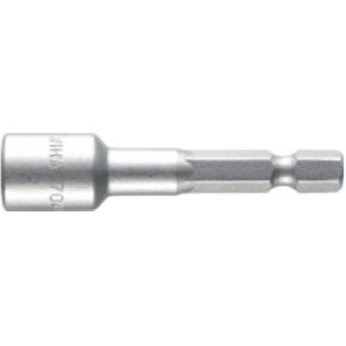 Wiha Steckschlüsseleinsatz magnetisch 55 mm Außensechskant 1/4 zoll E6,3 - 5 Stück