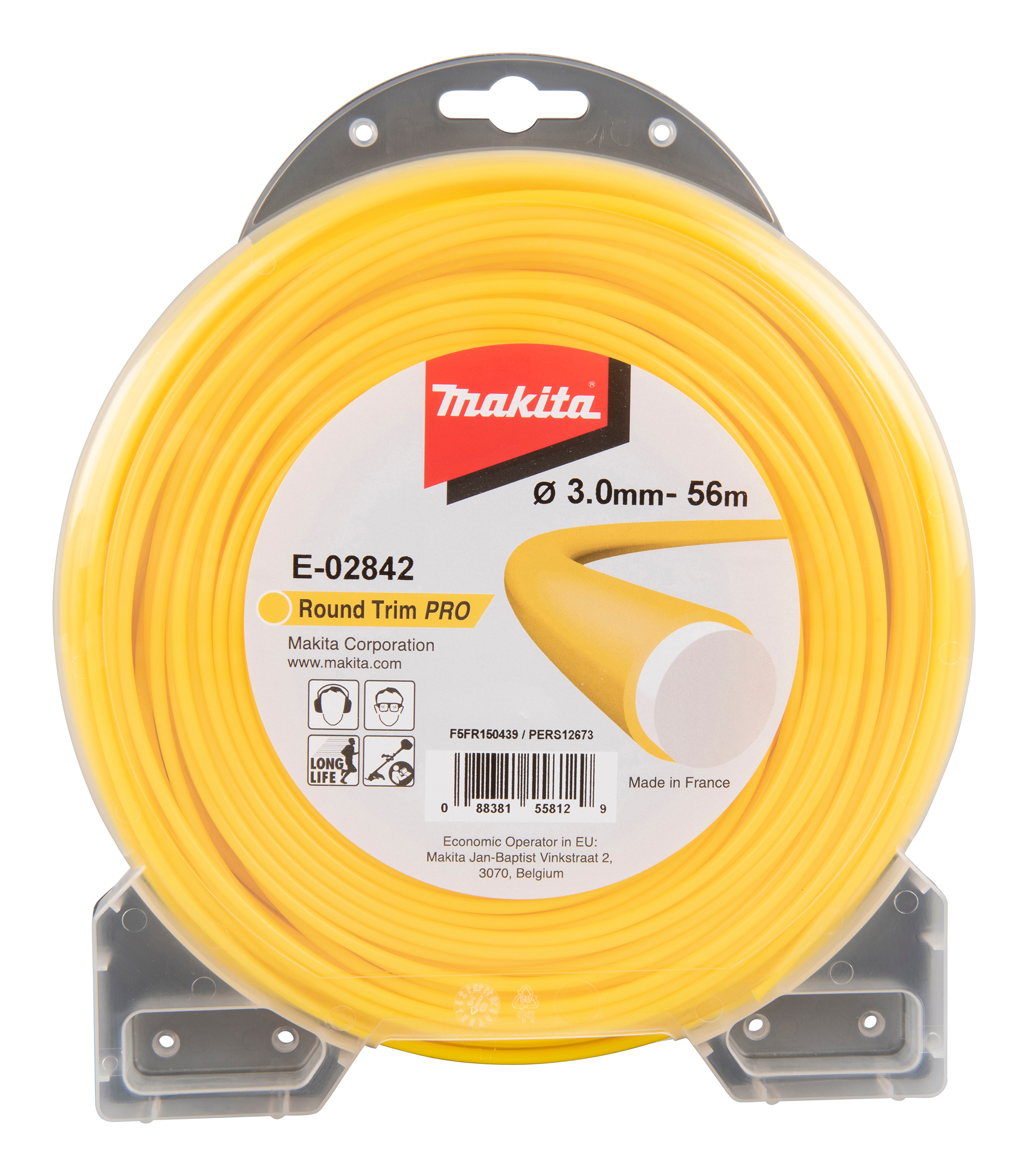 Makita Mähfaden rund, 3,0 mm x 56 m - E-02842