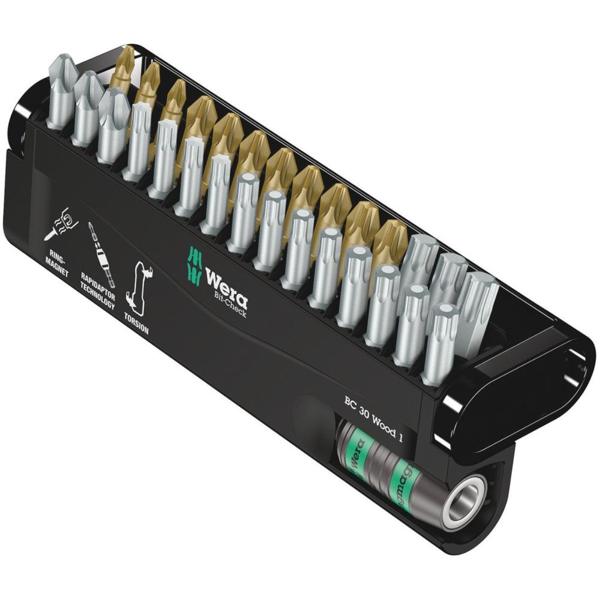 Wera Bit-Check 30 Wood 1, 30-teilig