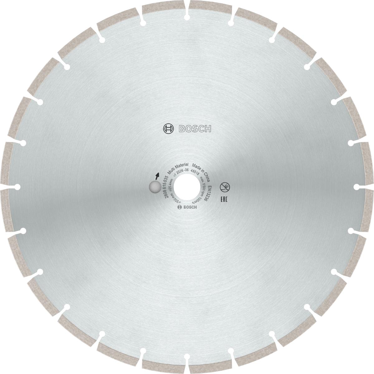 Bosch Multi Material Diamond Trennscheibe, 350 x 25.4 x 10 mm
