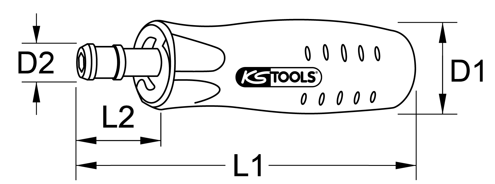 KS Tools 1/4" Festeingestellter Drehmomentschraubendreher