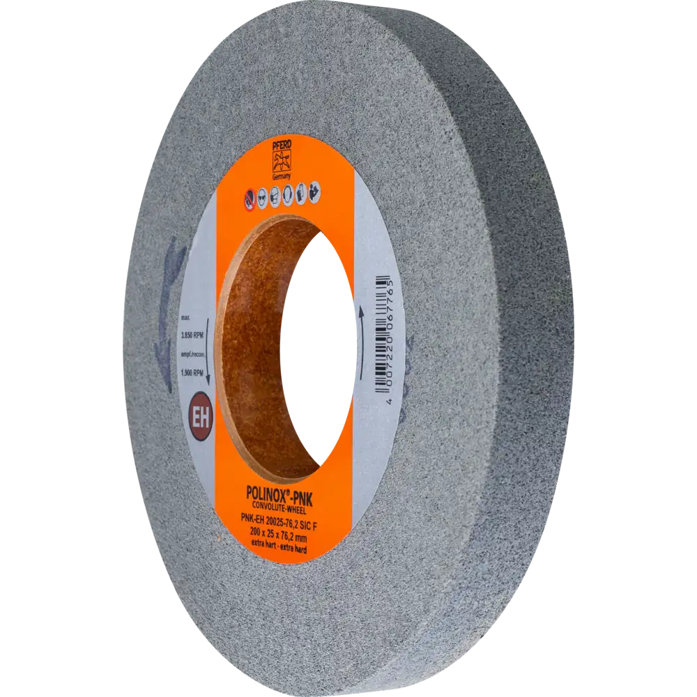 PFERD TOOLS POLINOX Gewickeltes Vlies-Rad PNK Extrahart SIC Fein für Finish