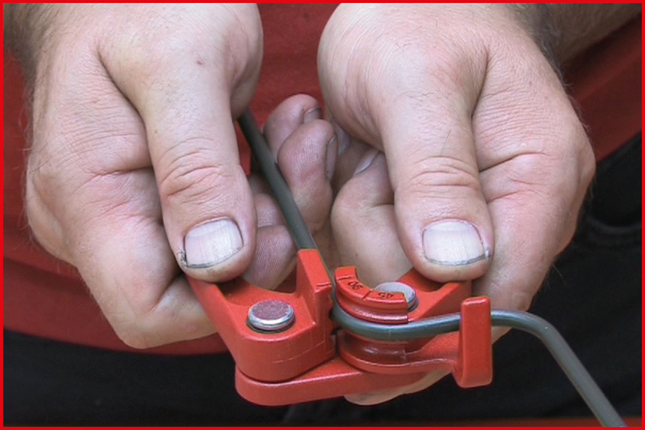 KS Tools Mini Bremsleitungs-Biege-Werkzeug, 3-6mm