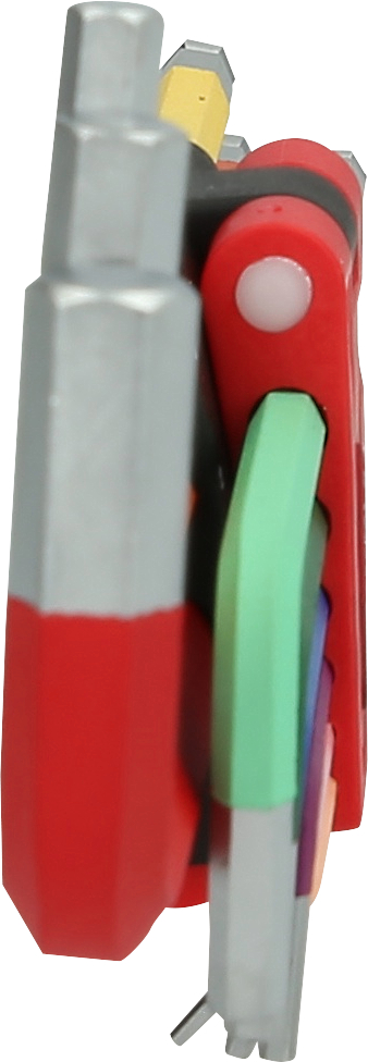 KS Tools Kugelkopf-Innensechskant-Winkelstiftschlüssel-Satz, extra lang, 9-tlg