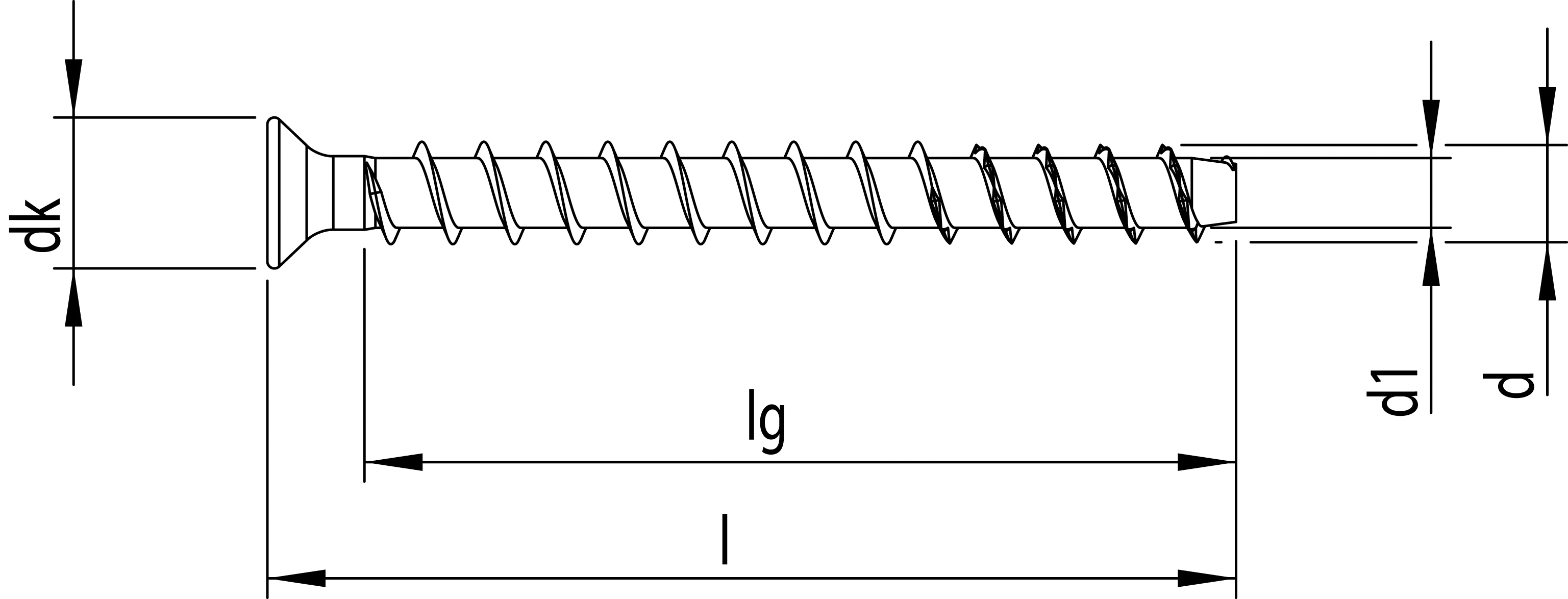 HECO MULTI-MONTI-plus KS 5,0 x 40, Kabelschellenschraube, T-Drive, A2K, 200-Stück
