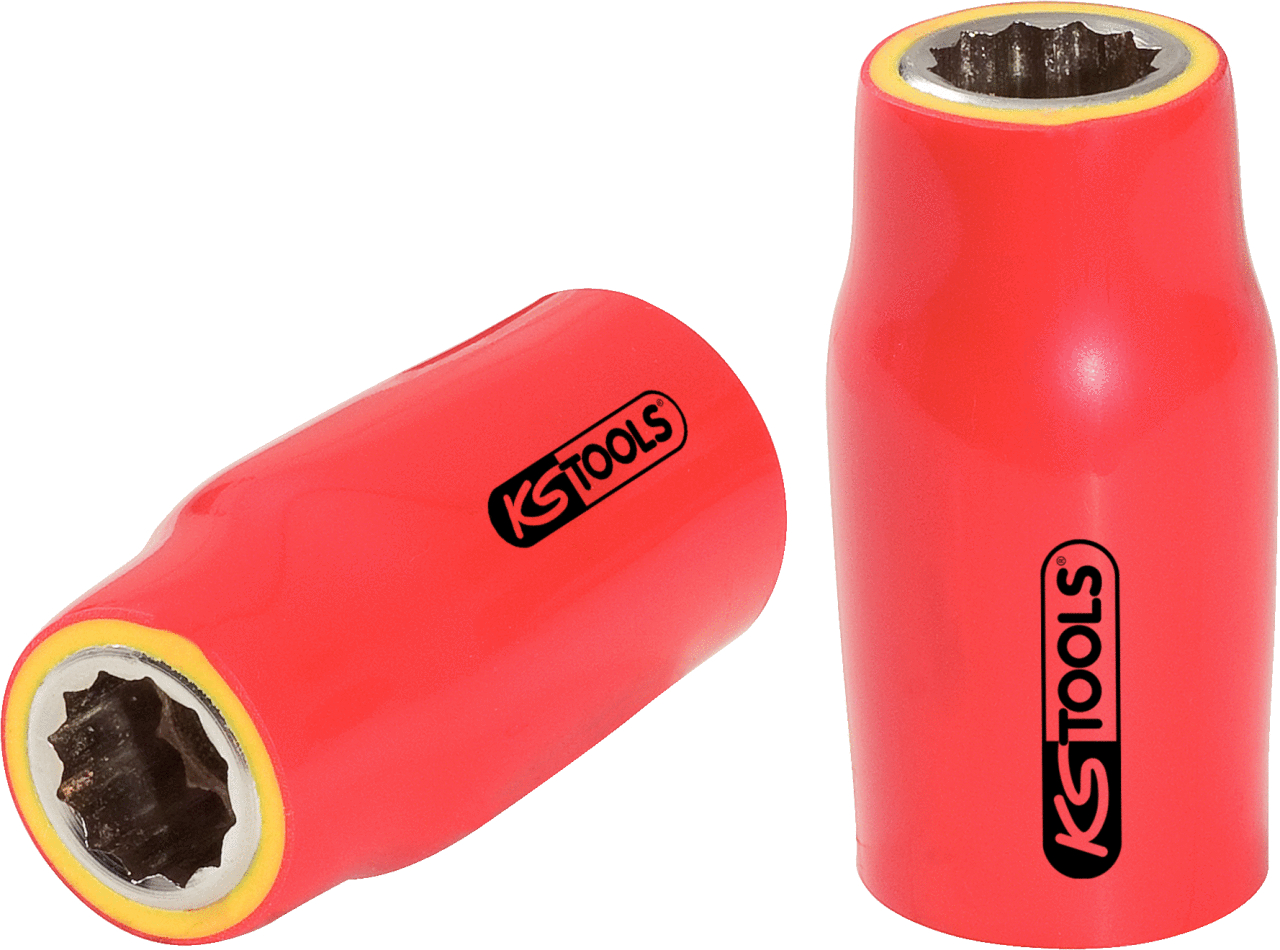 KS Tools 1/2" Stecknuss mit Schutzisolierung, ZOLL