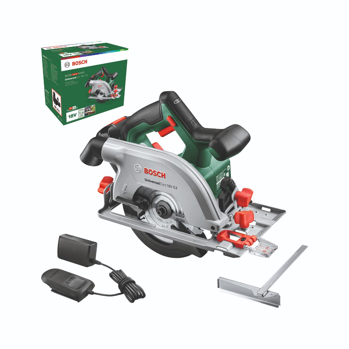 Bosch Akku-Kreissäge UniversalCirc 18V-53, 1 x Akku PBA 18V 2.5Ah