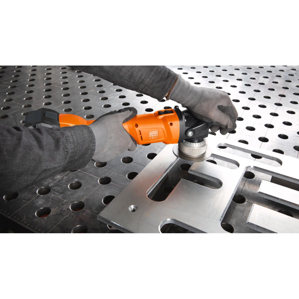 Fein Akku-Kantenfräse bis 5 mm mit Anwenderset AKFH 18-5 AS Basis Set Fase mit 2x 8 Ah ProCore Akku