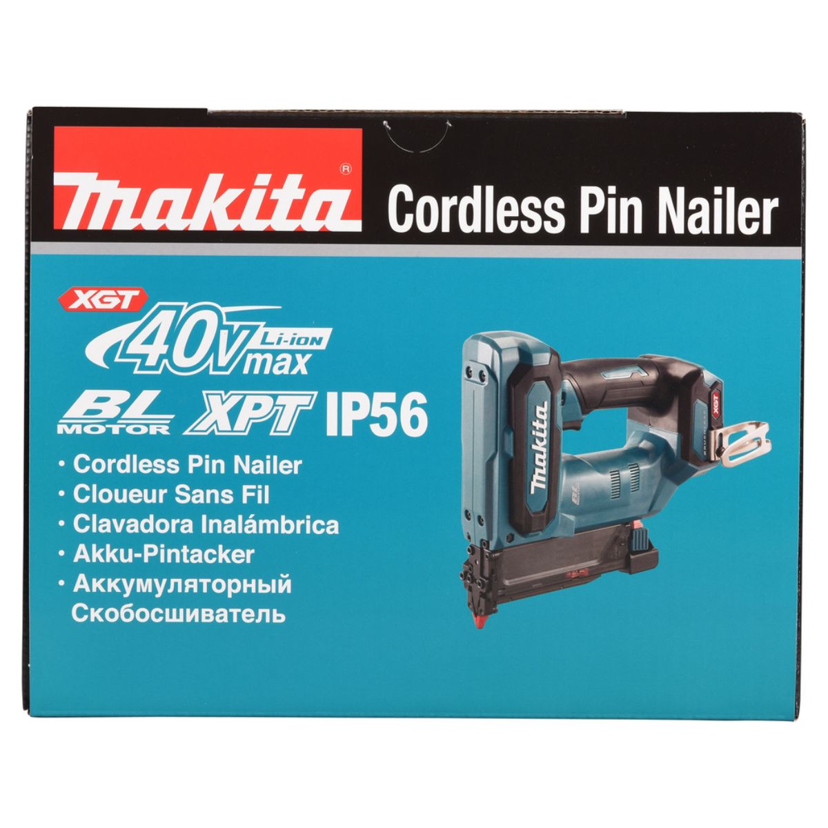 Makita Akku-Stiftnagler 40V max. (ohne Akku, ohne Ladegerät) PT001GZ