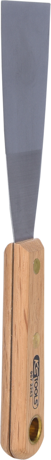 KS Tools Edelstahl-Spachtel, mit Holzgriff