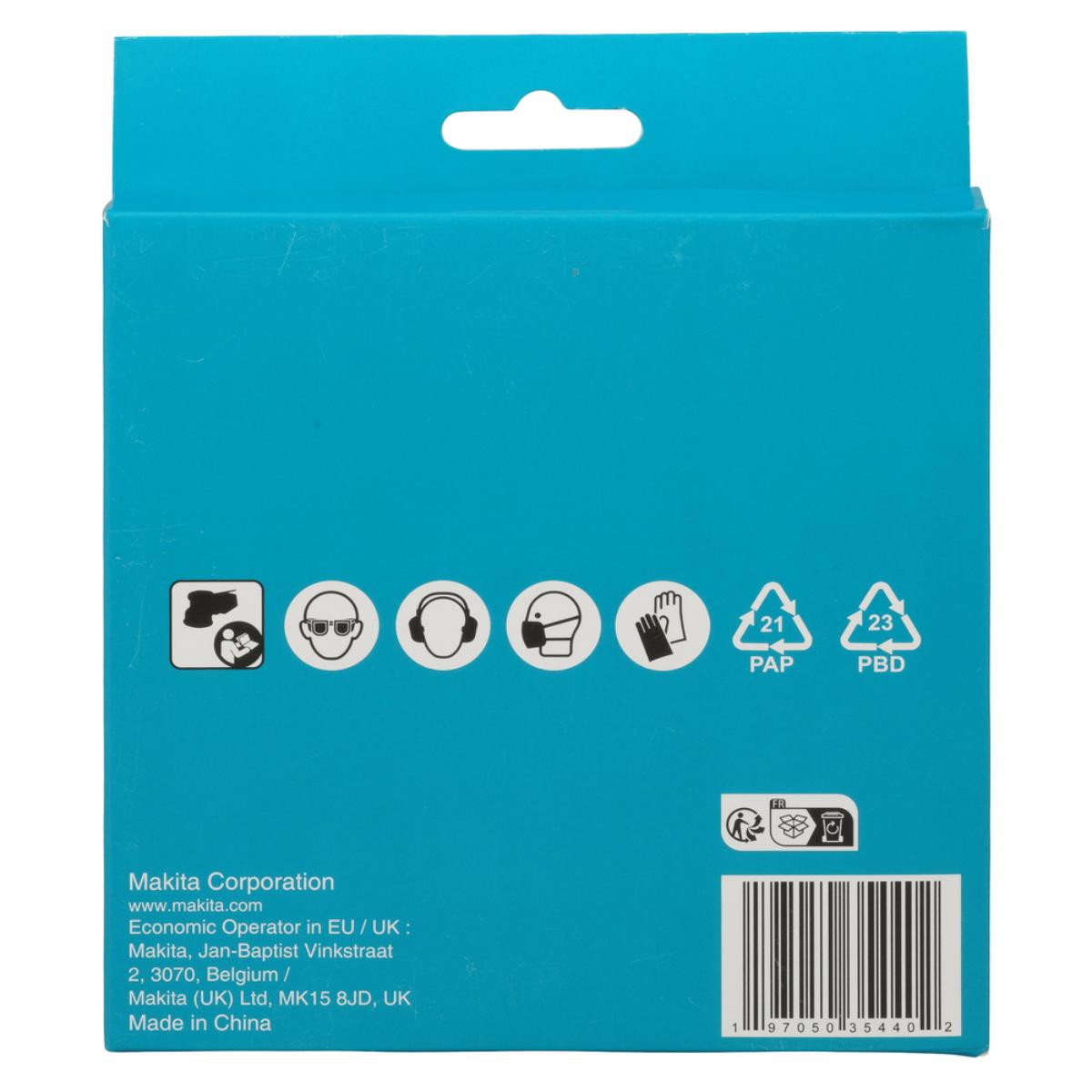 Makita Schleiftellerschutz 125mm, Klett, 2 Stück