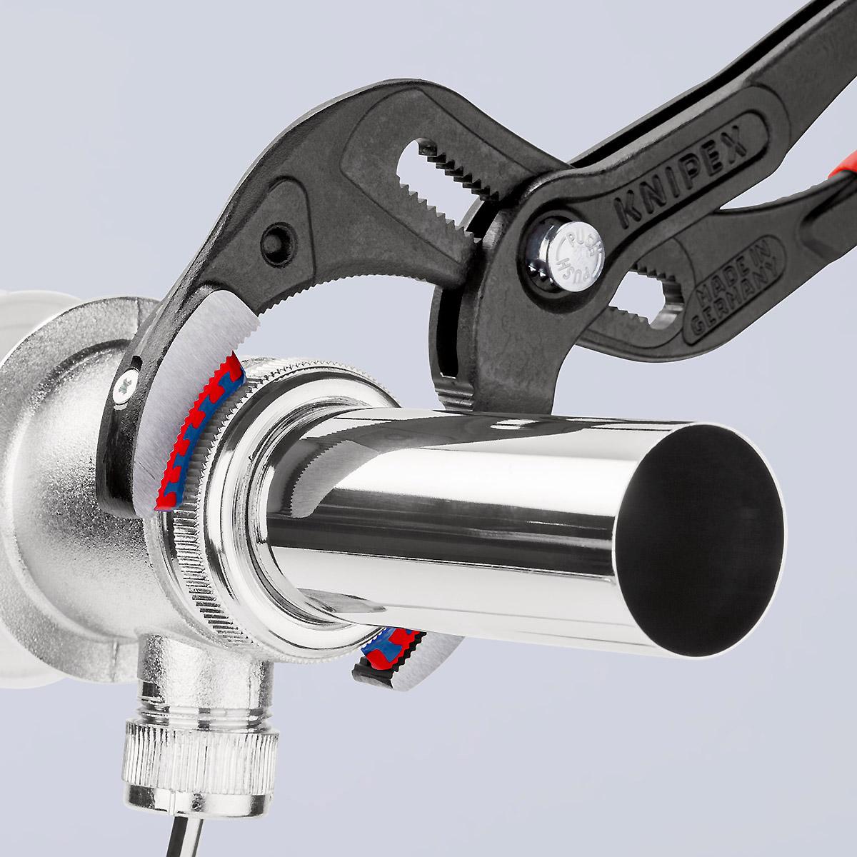 KNIPEX Siphon-und Connectorenzange atramentiert