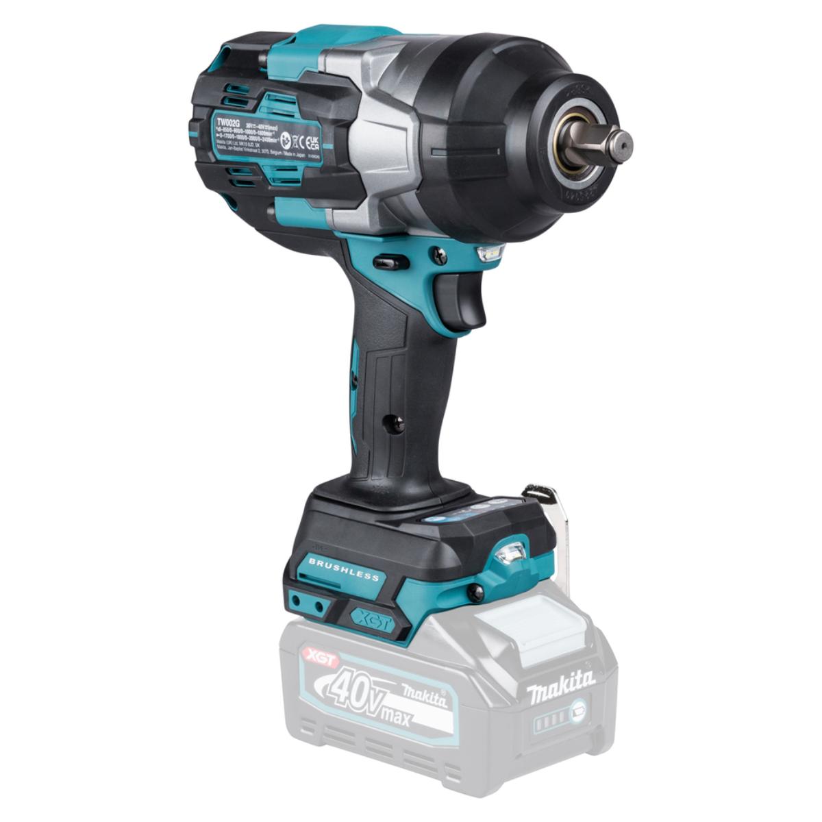 Makita Akku-Schlagschrauber XGT - 40V max. - 1/2 Zoll - 1.700 Nm - 0 - 1.800 U/min - TW002GZ