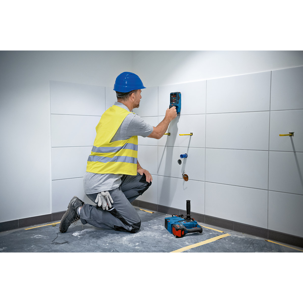 Bosch Ortungsgerät Wallscanner D-tect 200 C mit 1x Akku GBA 12V 2.0Ah