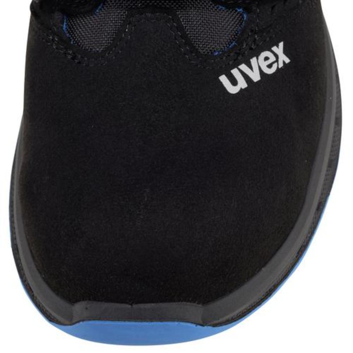 uvex 2 trend Sicherheitsschuh Sandalen S1, blau/schwarz