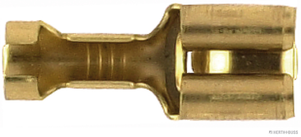 HERTH&BUSS Crimpverbinder, 6,3 x 0,8, 1,5 - 2,5 mm², 10 Stk