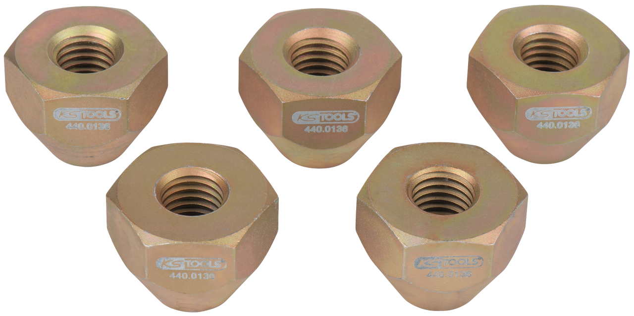 KS Tools Spezialmuttern-Satz, 5-tlg, M14x2