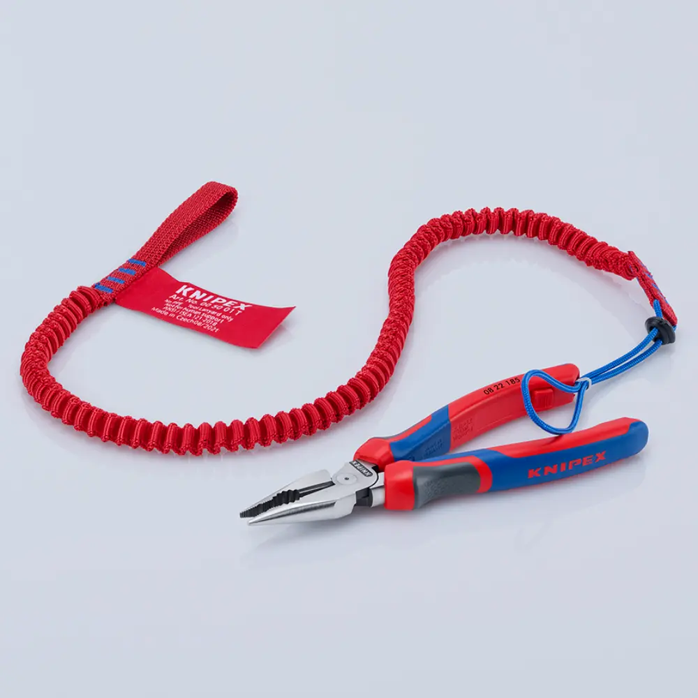 KNIPEX TetheredTool Clips rot (10 Stück) 30 mm