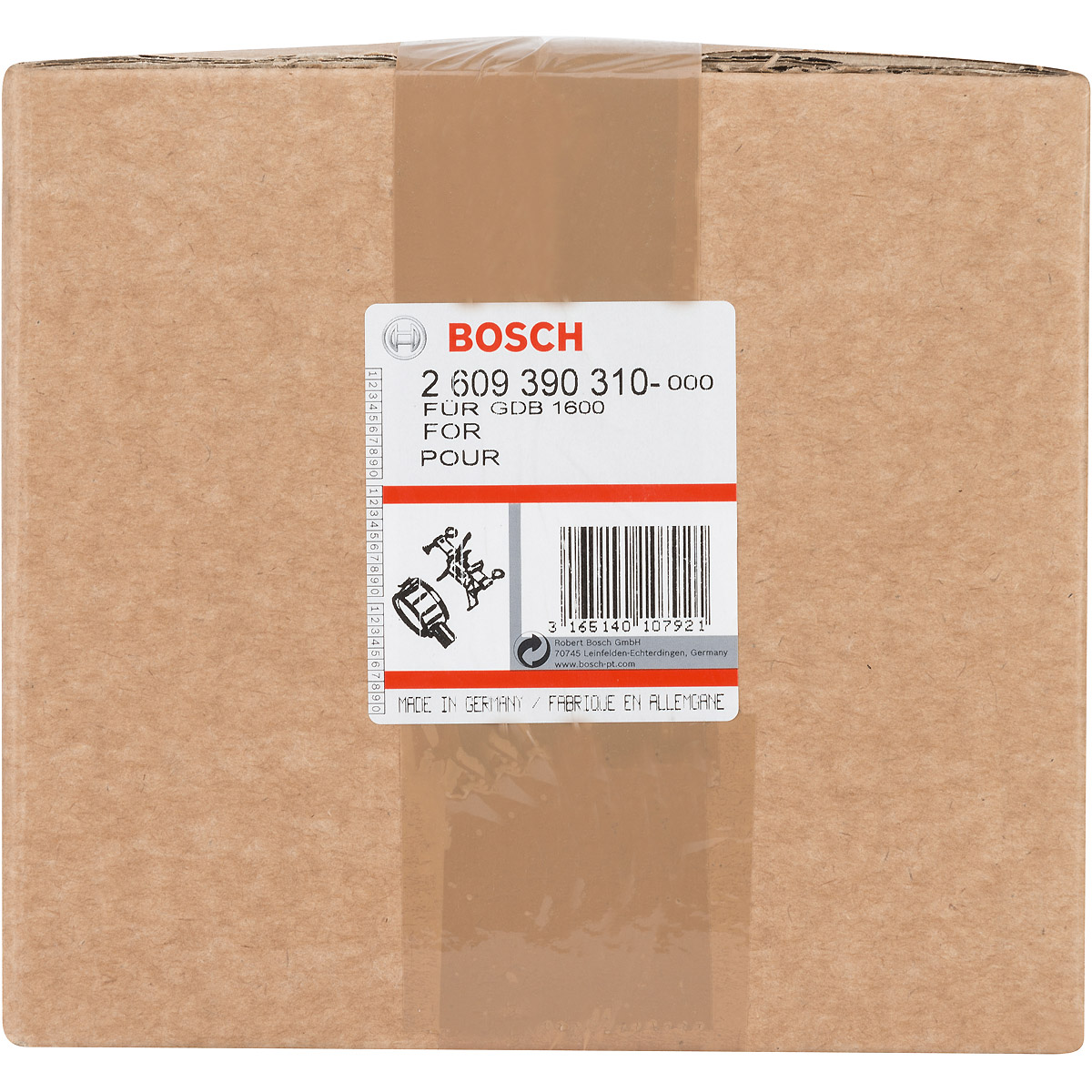 Bosch Wasserfangring für Bohrständer S 500, max. Bohrkronendurchmesser 92 mm