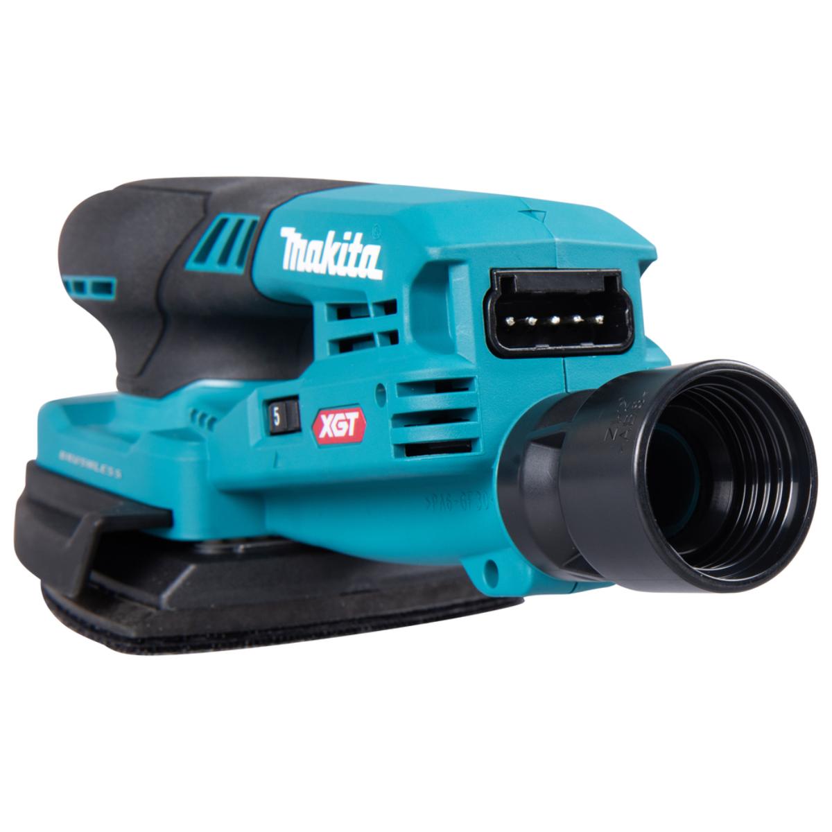Makita Akku-Schwingschleifer XGT - Connector - Delta 100x150 mm - 3,0 mm Hub - 1,6 m Kabel