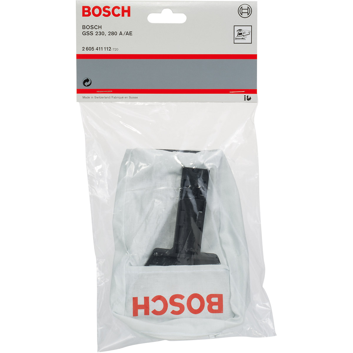 Bosch Staubbeutel für Schwingschleifer, Gewebe, passend zu GSS 230 A, GSS 280 A