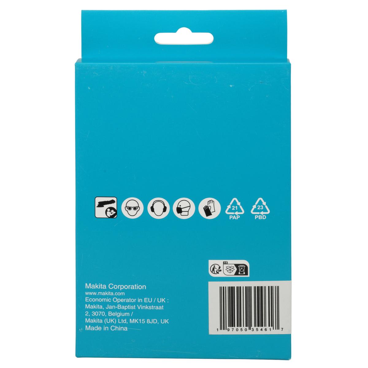Makita Netzschleifmittel A180 100x150mm, Körnung ,Klett, Gitter, 10 Stück
