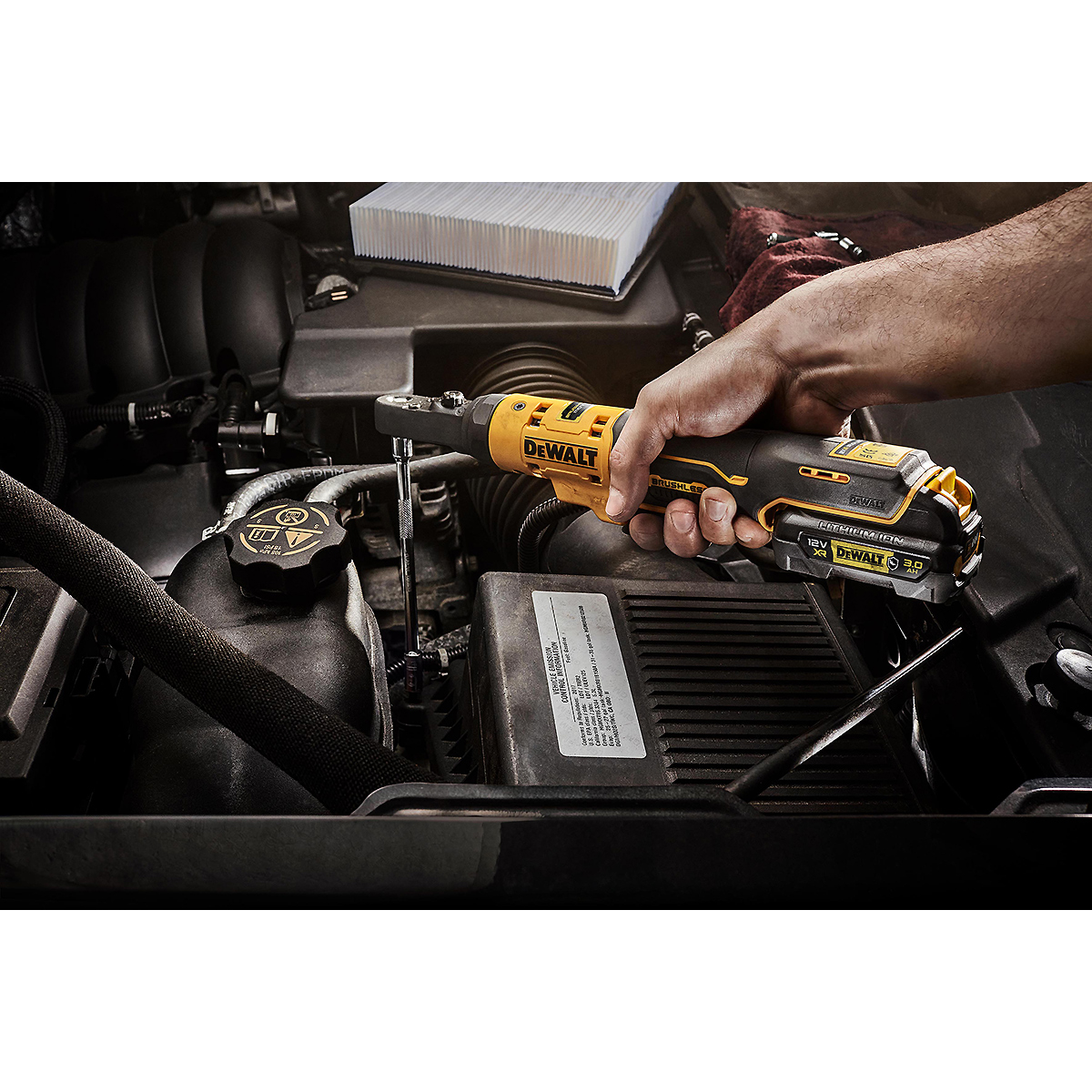 DEWALT Akku-Ratsche 1/4 - 3/8 Zoll 12V + 1 Akku + Schnellladegerät