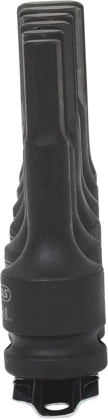 KS Tools 1/2" Kraft-Bit-Stecknuss-Satz, lang, 6-tlg