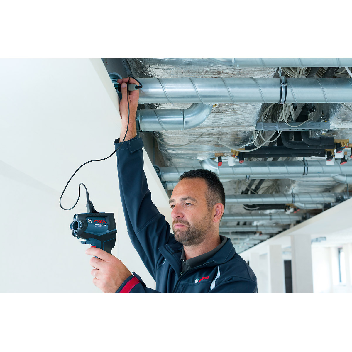 Bosch Thermodetektor GIS 1000 C in L-BOXX 136 mit 1 x Akku GBA 12V 2.0Ah