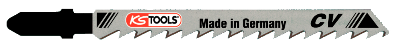 KS Tools Stichsägeblatt, CV, 100mm, 4mm, T101D, 5er Pack