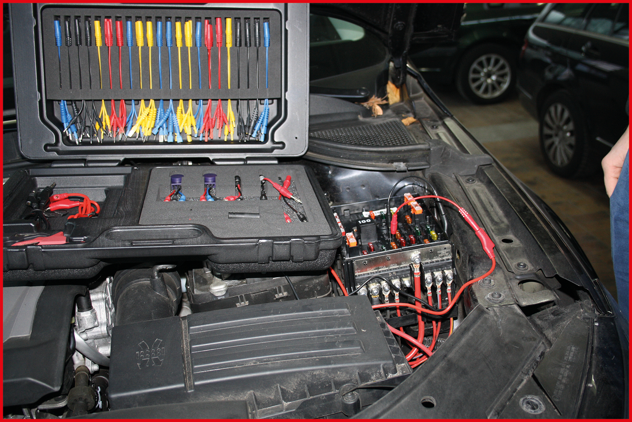 KS Tools 12-24V Master Diagnose Prüf- und Mess-Kabel-Satz, 92-tlg