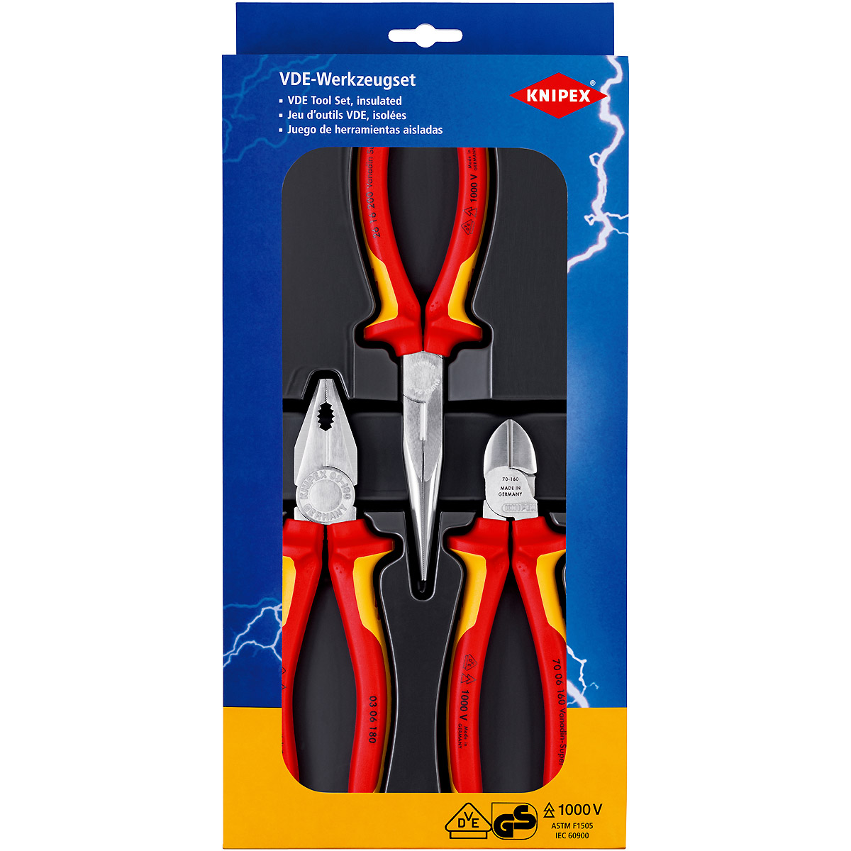 KNIPEX Elektro-Paket 370 mm