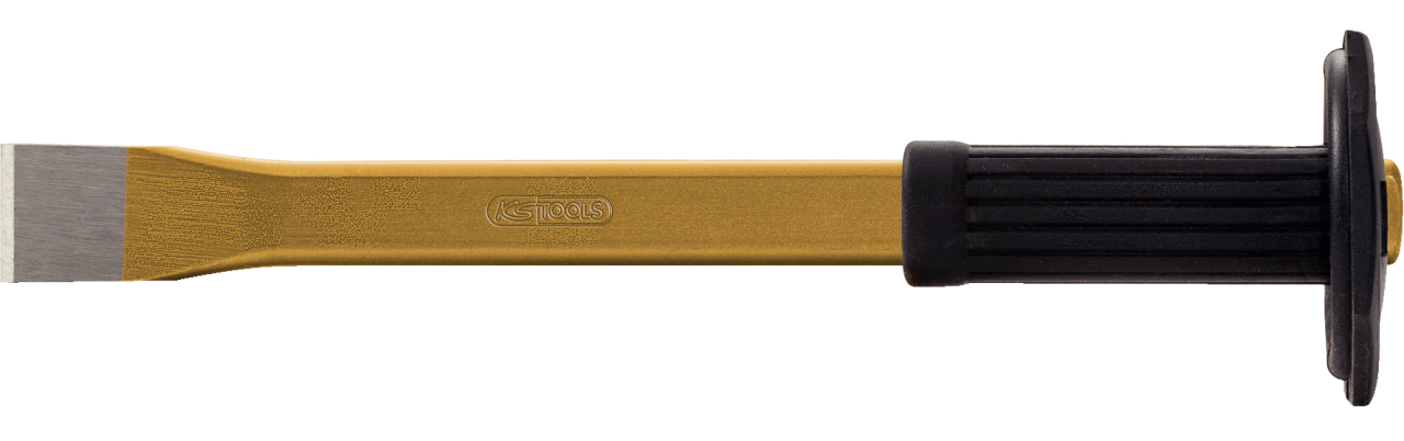 KS Tools Maurermeißel mit Handschutzgriff,flach oval