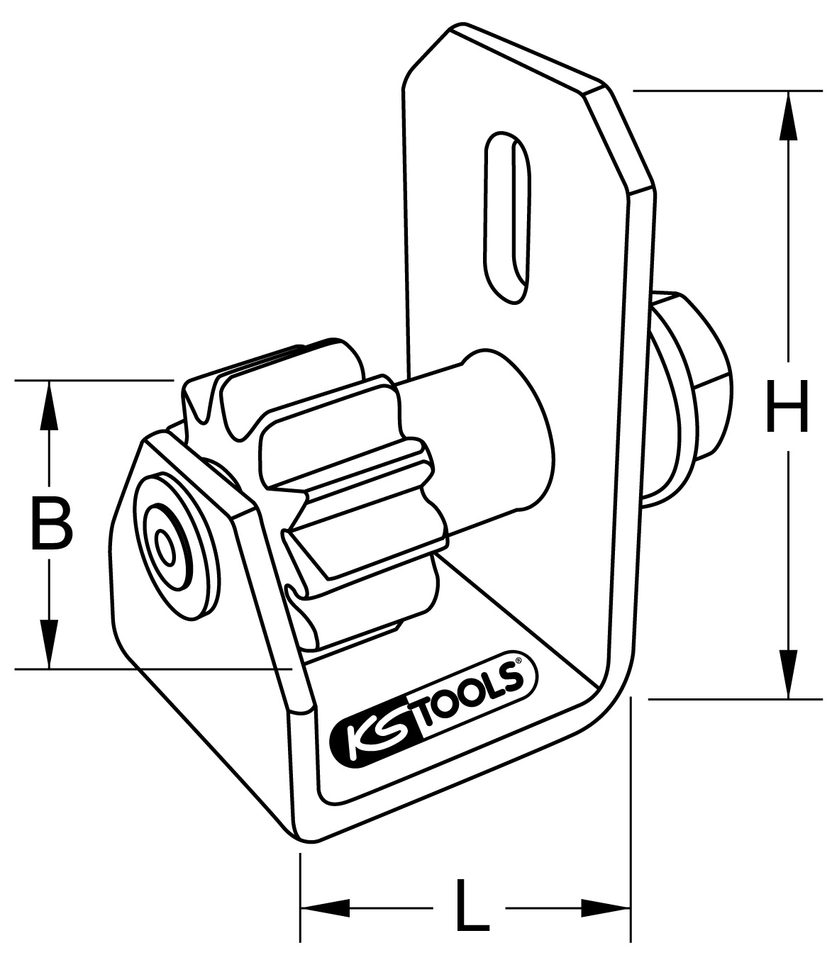 KS Tools Motor-Durchdrehvorrichtung für DAF (NFZ 35t)