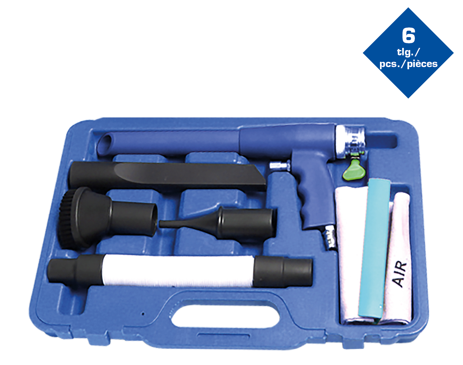 Brilliant Tools Druckluft-Sauger, 6-tlg - BT511130
