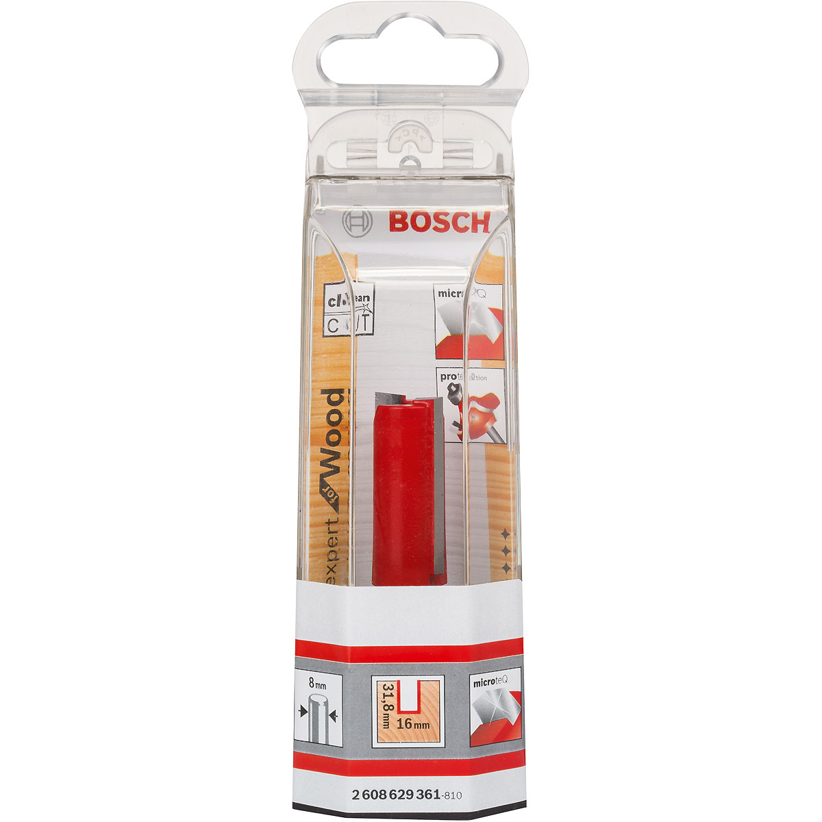 Bosch Nutfräser Expert for Wood, Carbide ø 16 mm