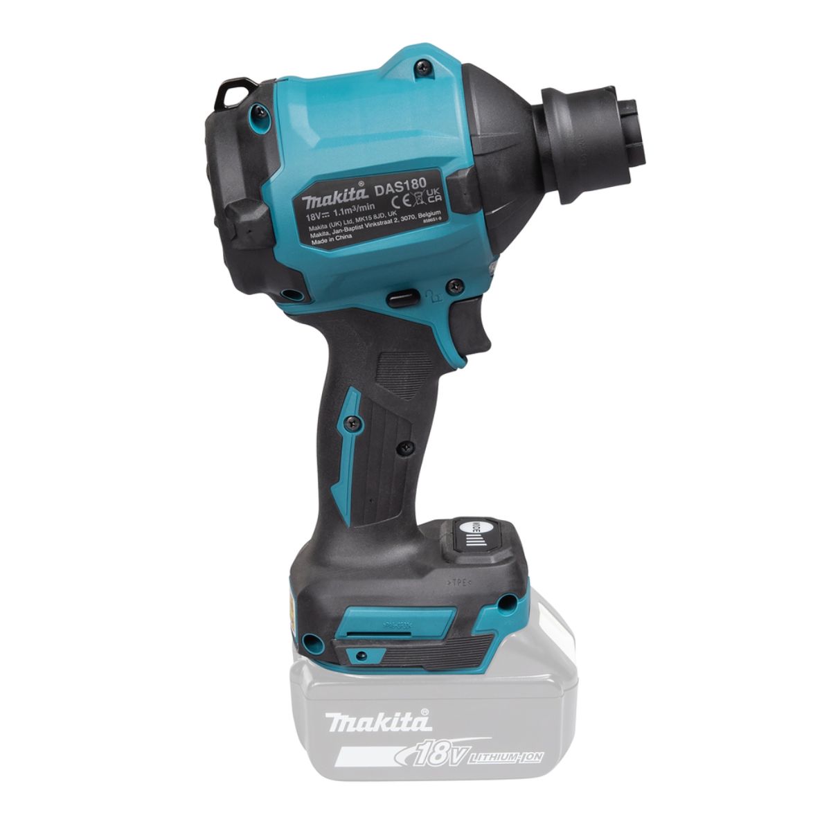 Makita Akku-Gebläse LXT 18V (ohne Akkus, ohne Ladegerät) DAS180Z