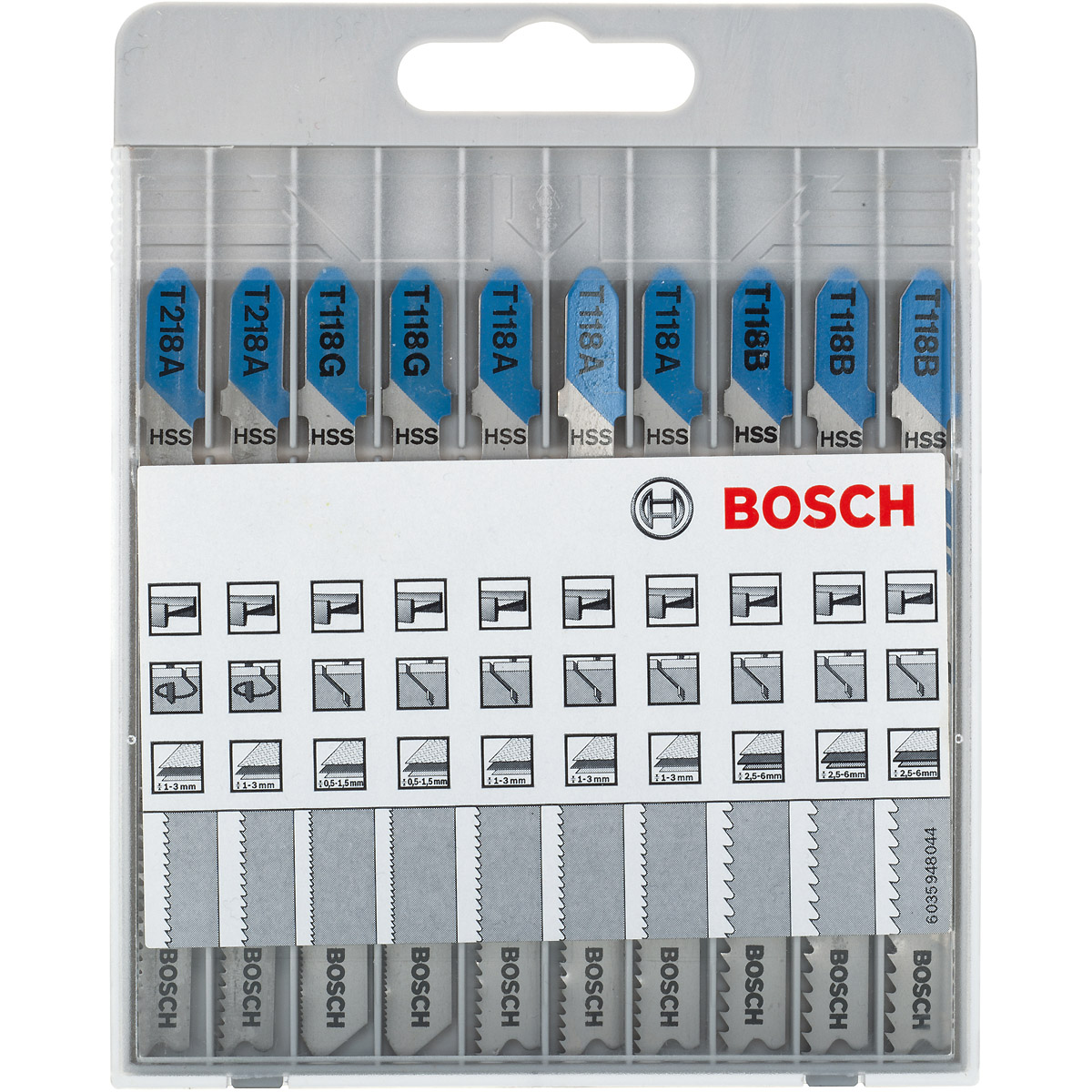 Bosch Stichsägeblatt-Set Basic for Metal, 10-teilig
