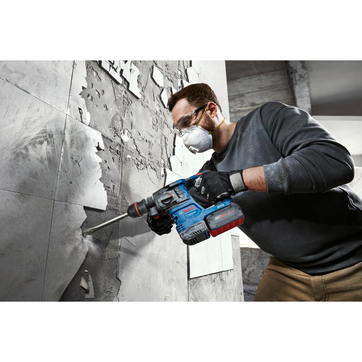 Bosch Akku-Bohrhammer mit ONECHUCK GBH 18V-22 X in L-BOXX 136