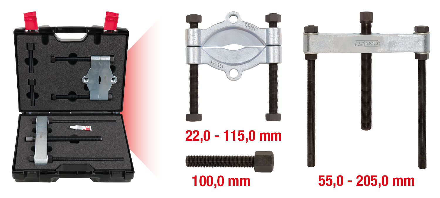 KS Tools Trennmesser-Satz Ø 22-115mm, 3-tlg