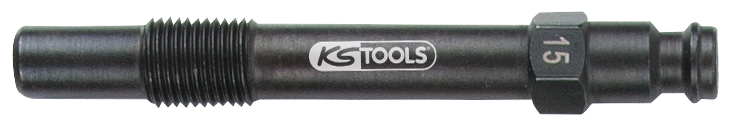KS Tools Glühkerzen Adapter, M10x1,0 mit Außengewinde, Länge 75 mm
