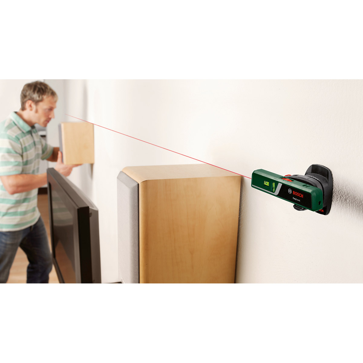 Bosch Laser-Wasserwaage EasyLevel ECO- Lieferkarton