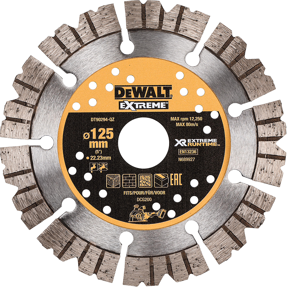 DEWALT XR EXTREME Diamanttrennscheibe