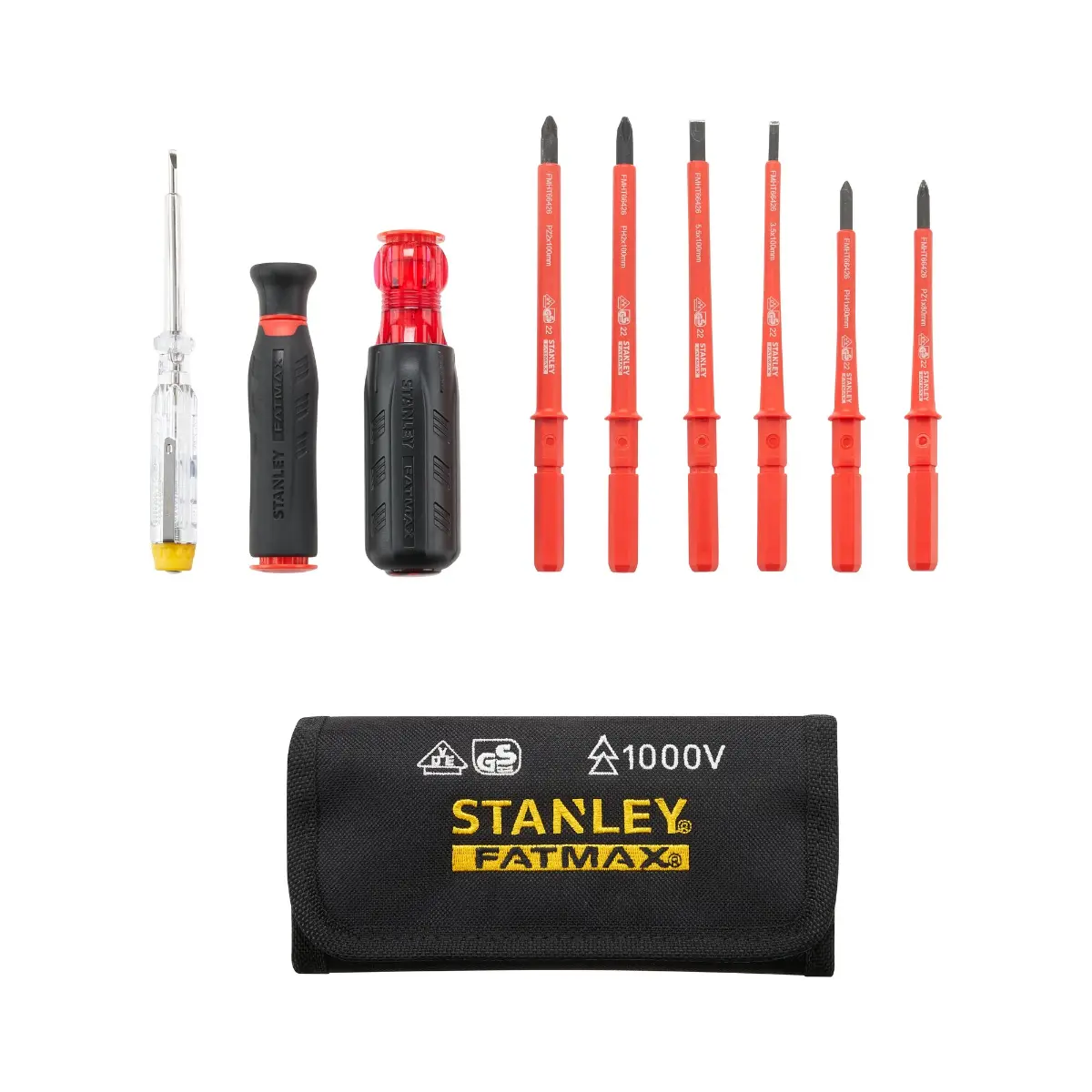 STANLEY FATMAX Schraubendreher-Set Multi-Bit 1000V