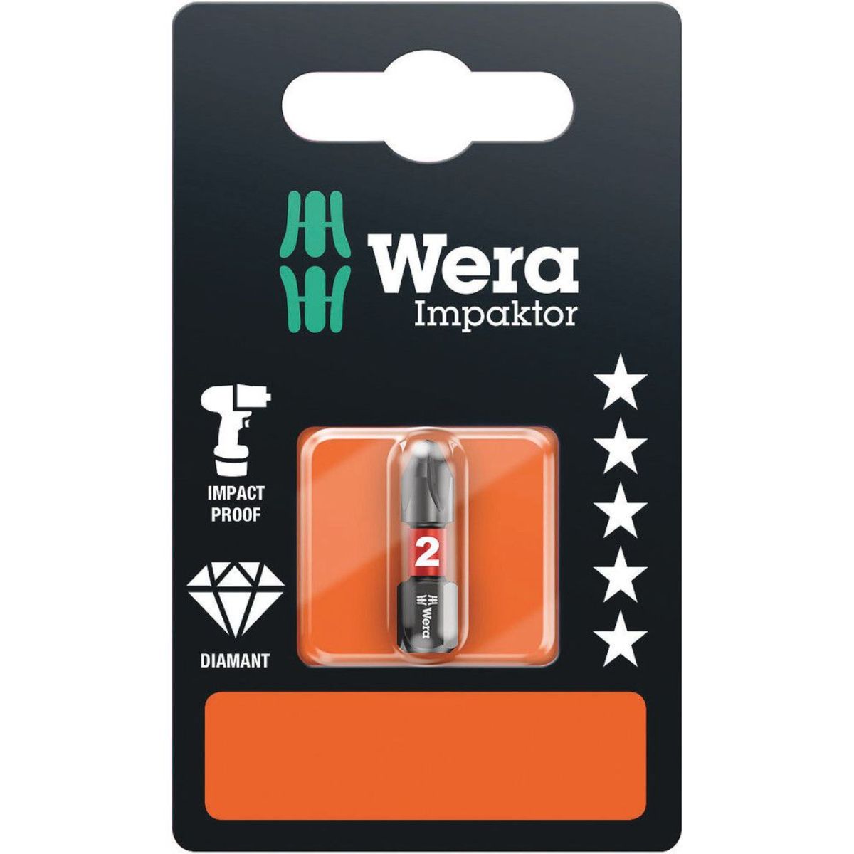 Wera 851/1 IMP DC SB Impaktor Bits