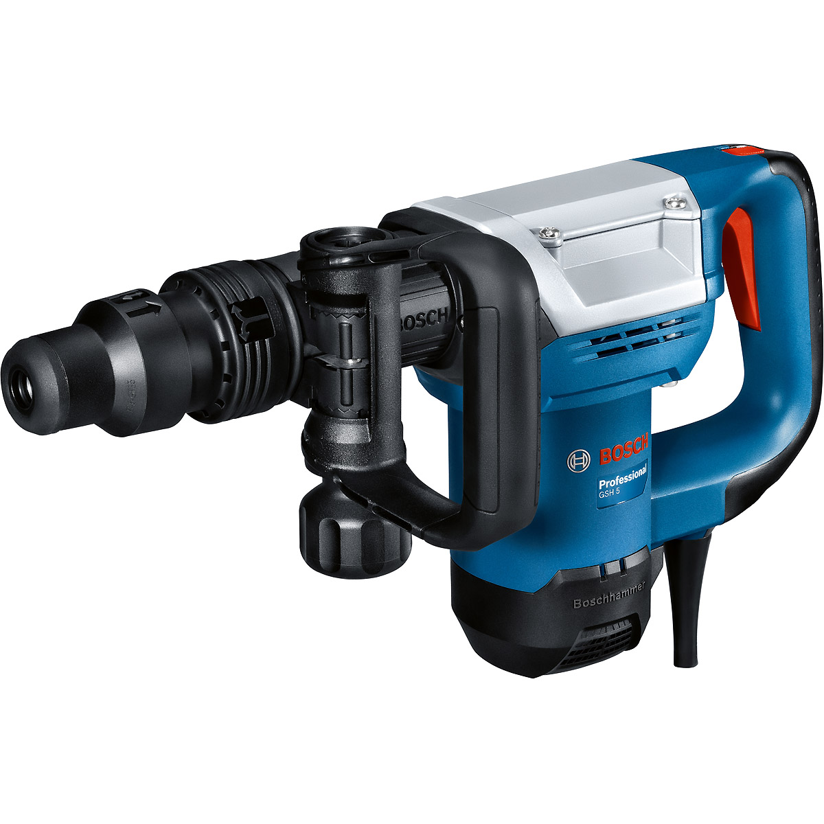 Bosch Schlaghammer mit SDS max GSH 5, Zusatzhandgriff, 1 x Spitzmeißel 280mm