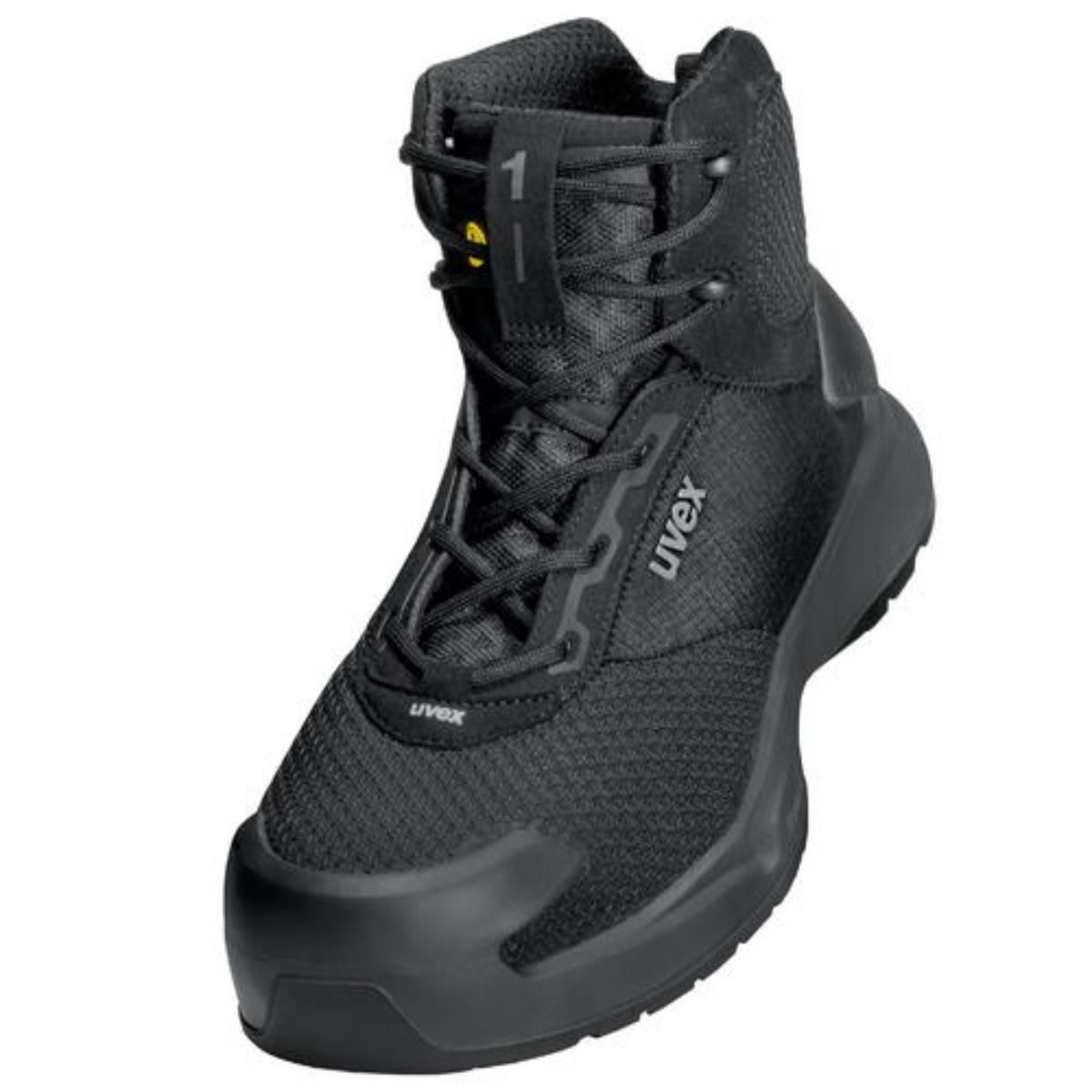 uvex 1 x-craft pro Sicherheitsschuh S1 PL Stiefel, schwarz