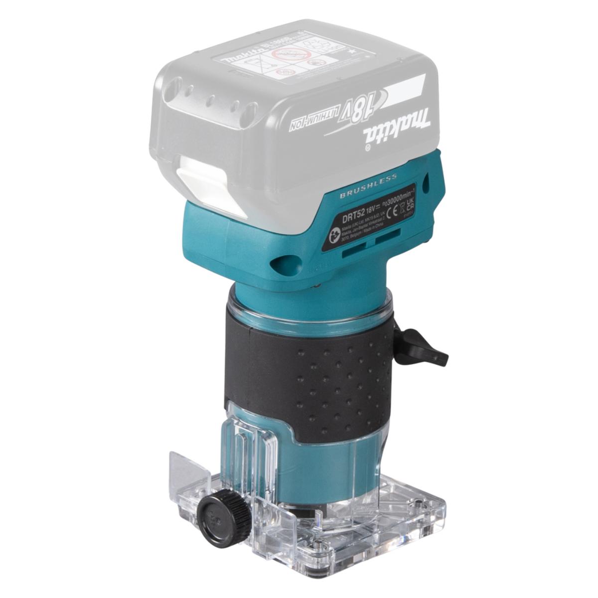 Makita Akku-Kantenfräse 6 mm - 30.000 U/min - DRT52Z